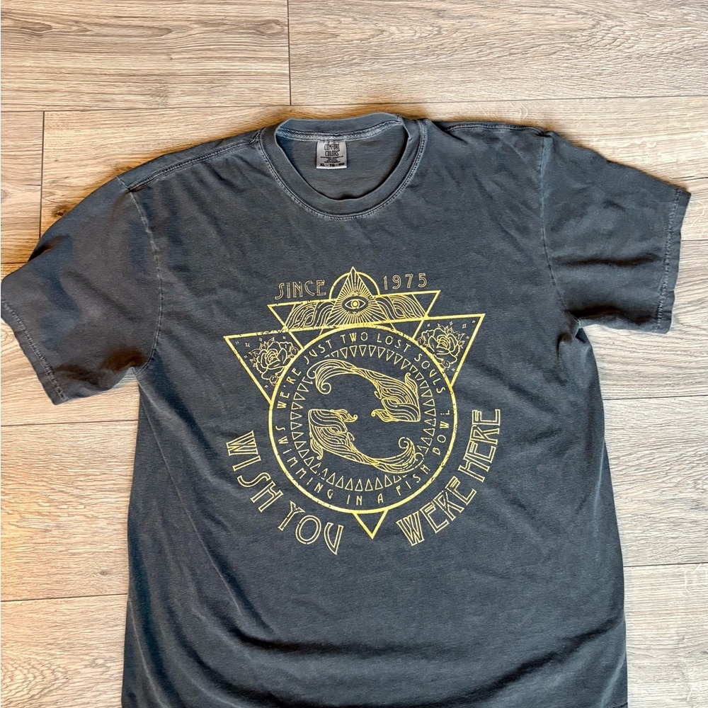 Vintage Graphic Black T-Shirt XL Unisex